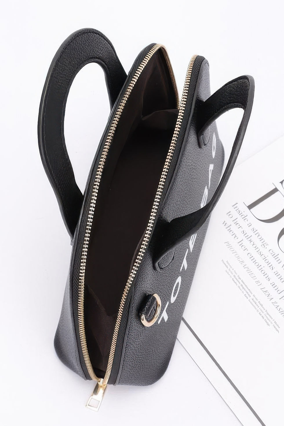 Thumbnail: Faux Leather Tote Bag