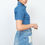Thumbnail: Button-down Collared Denim Top