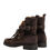 Thumbnail: Dolce & Gabbana Brown Suede Leather Buckle Ankle Boots Shoes