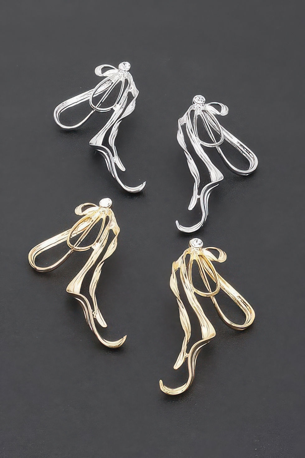 Thumbnail: Gold Plated Metal Earring