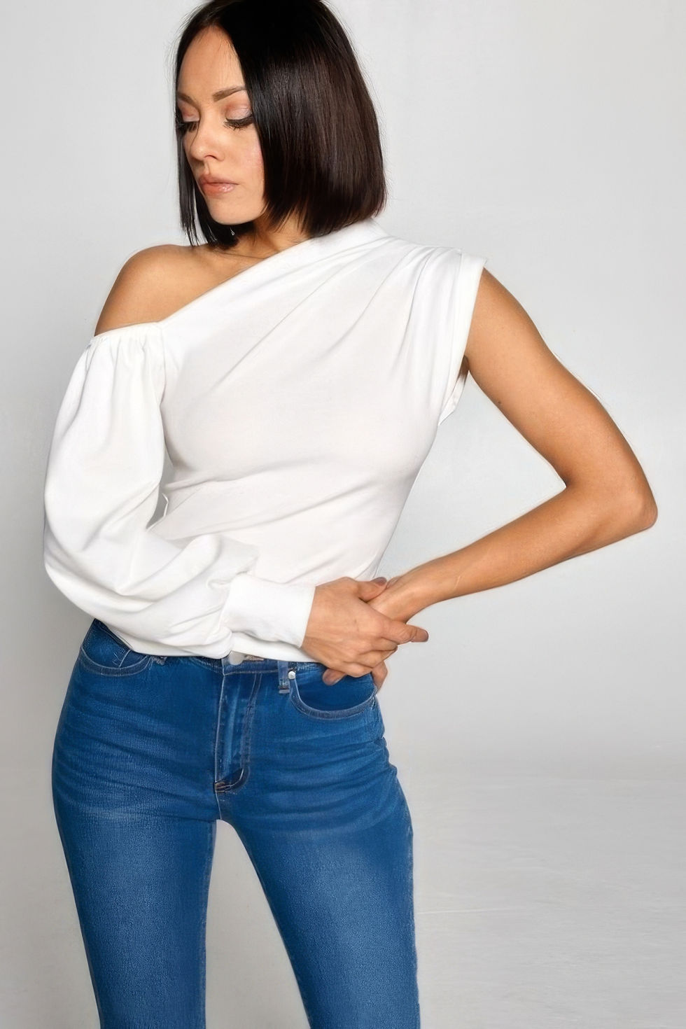 Thumbnail: Ladies One-shoulder Top