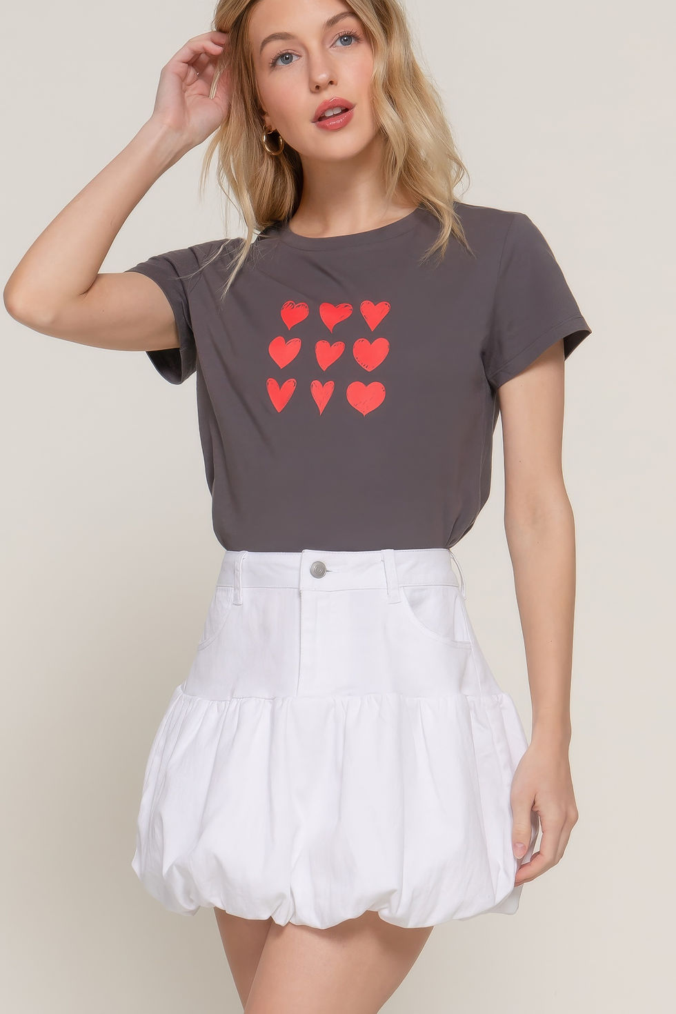 Thumbnail: Stretsch Twill Balloon Skirt
