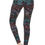Thumbnail: 5-inch Long Yoga Style Banded Lined Mixed Pattern Print