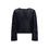 Thumbnail: Allude Blue Fleece Wool Sweatshirt