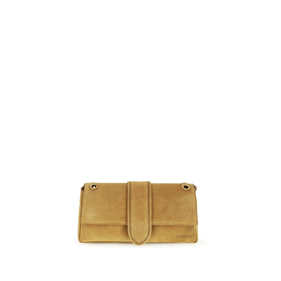 Thumbnail: Jacquemus Beige Calf Leather Bos Taurus Shoulder Bag