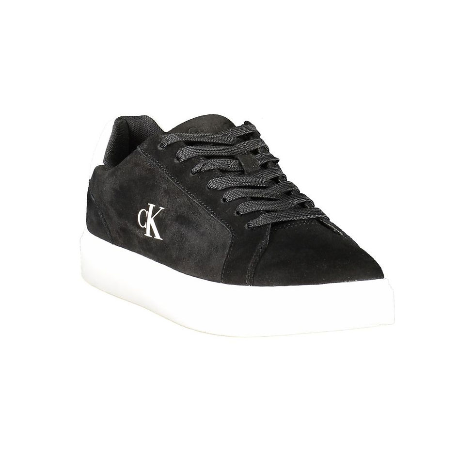 Thumbnail: Calvin Klein Black Leather Men's Sneaker
