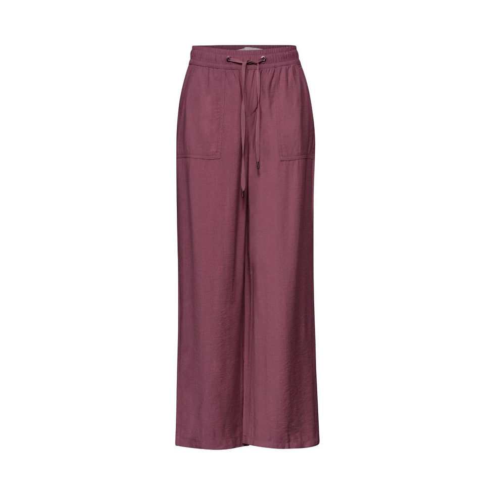 Thumbnail: Street One Pink Viscose Casual Pants