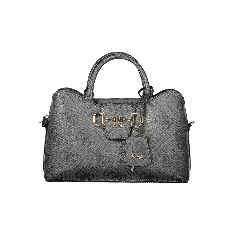 Thumbnail: Guess Jeans "Black Polyurethane Women Handbag"