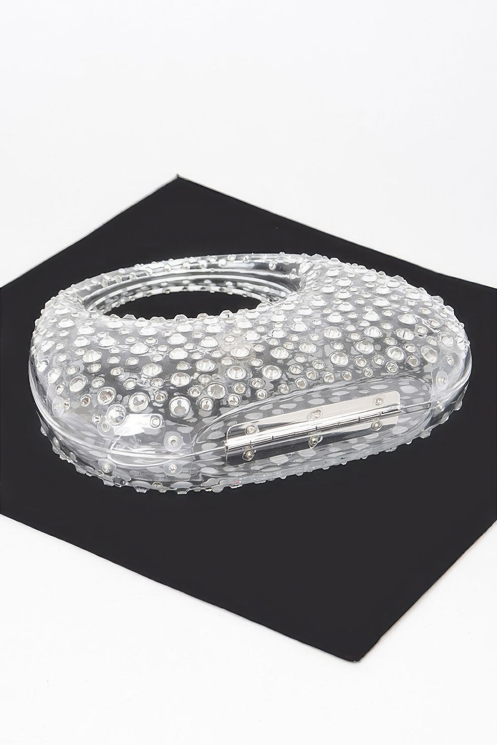 Thumbnail: Rhinestone Hot Fix Clear Acrylic Clutch