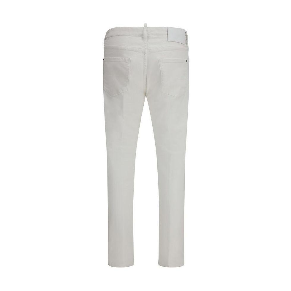Thumbnail: Dsquared² White Cotton Jeans Denim