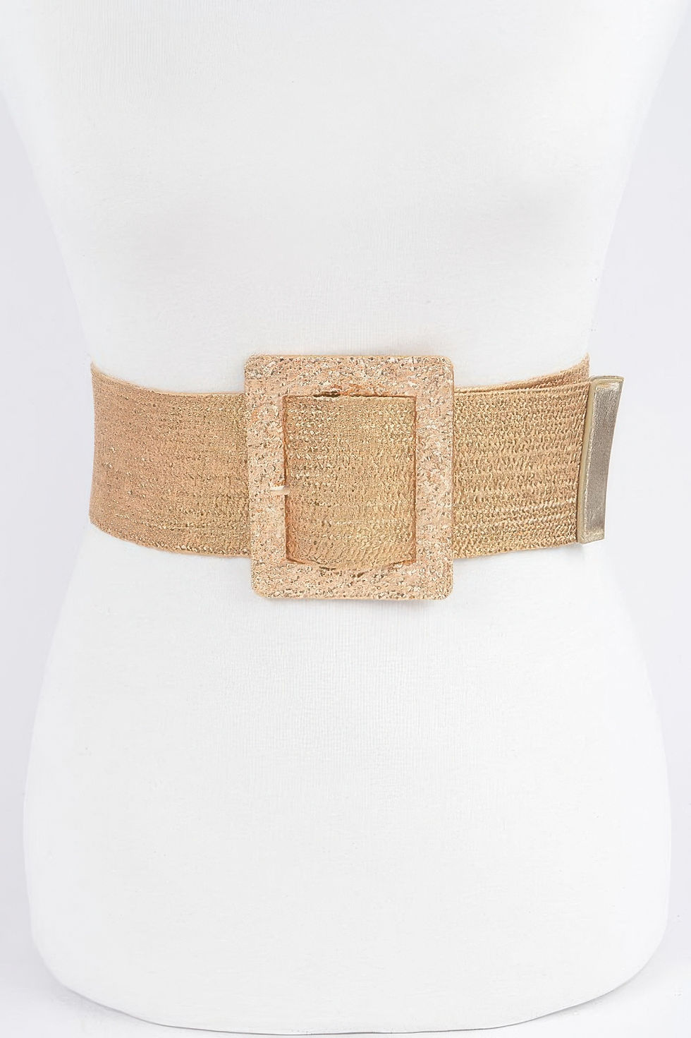 Wide Metal Buckle Plus Size Belt