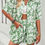 Thumbnail: Allover Print Elastic Shorts Two Pieces Button Set