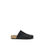Thumbnail: Balenciaga Black Calf Leather Bos Taurus Mules