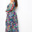 Thumbnail: Multi Print Chiffon Maxi Dress