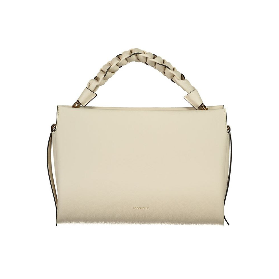 Thumbnail: Coccinelle Bianco Leather Women Handbag