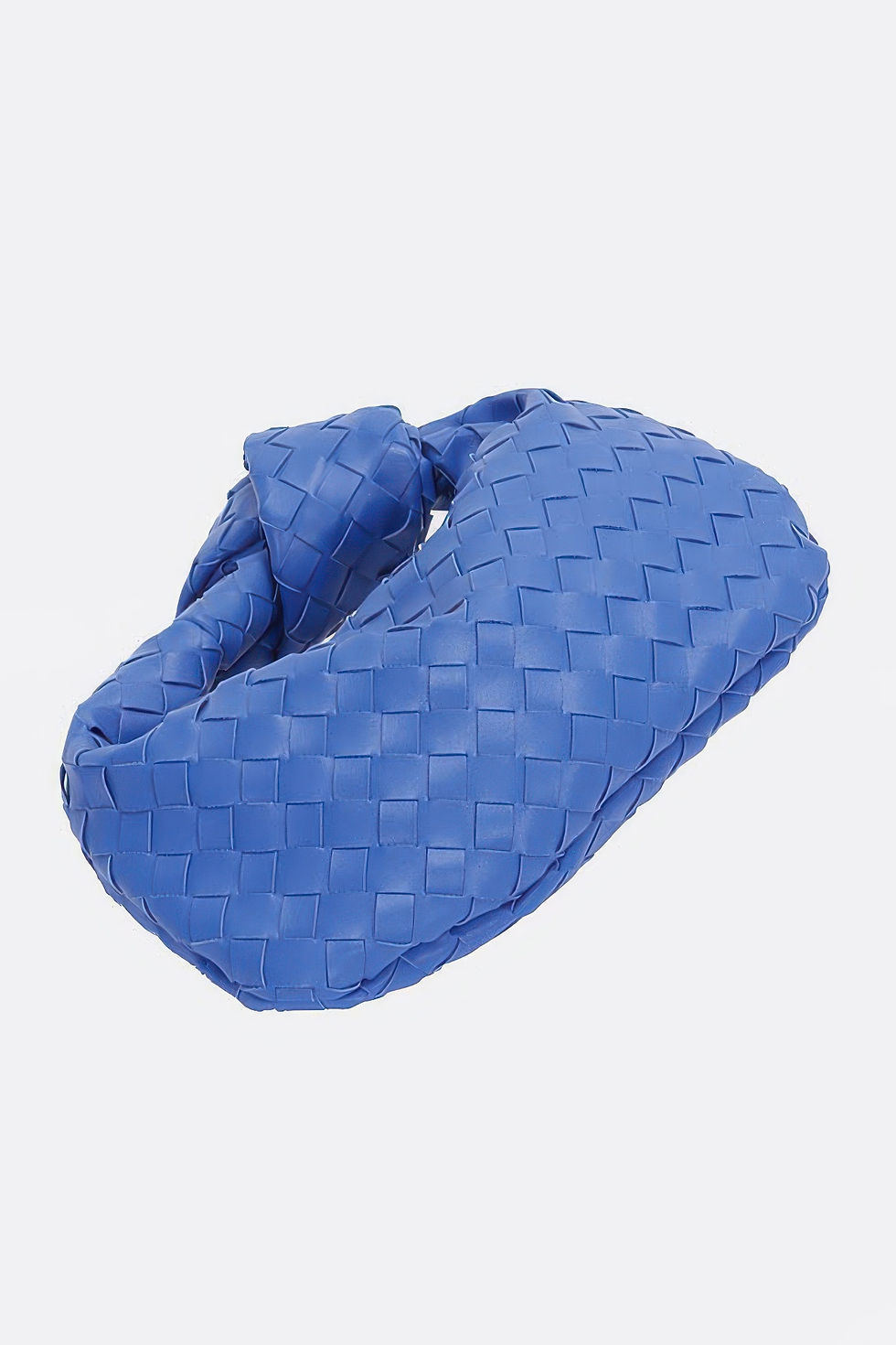 Thumbnail: Faux Leather Braided Zip Bag