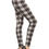Thumbnail: Plaid High Waisted Leggings In A Fitted Style, With An Elastic Waistband