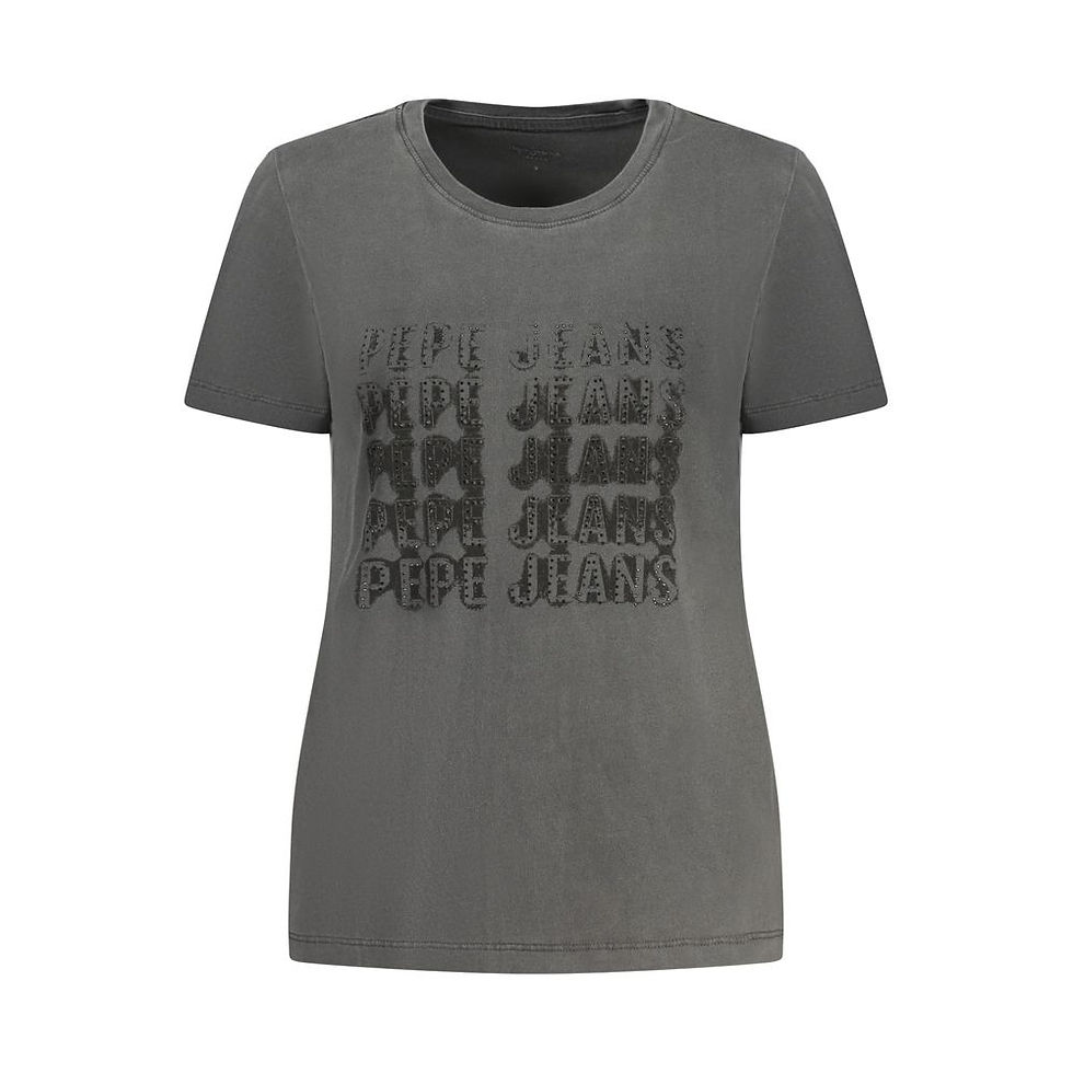 Thumbnail: Pepe Jeans Nero Cotton Women T-Shirt