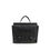 Thumbnail: Brunello Cucinelli Black Calf Leather Bos Taurus Shoulder Bag