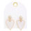 Thumbnail: Heart Rhinestone Bead Dangle Earring