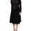 Thumbnail: Dolce & Gabbana Black Cashmere Long Sleeves A-line Midi Dress