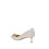 Thumbnail: Valentino Garavani White Leather Mid Heel Pumps
