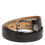 Thumbnail: Dolce & Gabbana Black Classic Leather Silver-Tone Buckle Belt