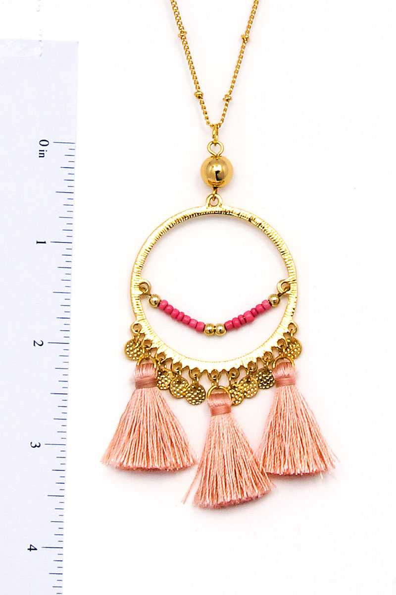Thumbnail: Modern Fashion Cute Tassel Pendant Necklace