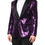 Thumbnail: Dolce & Gabbana Purple SICILIA Sequin Embellish Coat Jacket