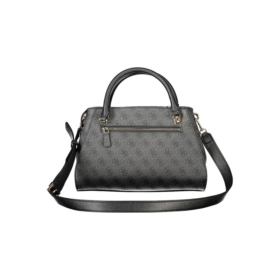 Thumbnail: Guess Jeans Black Polyurethane Women Handbag