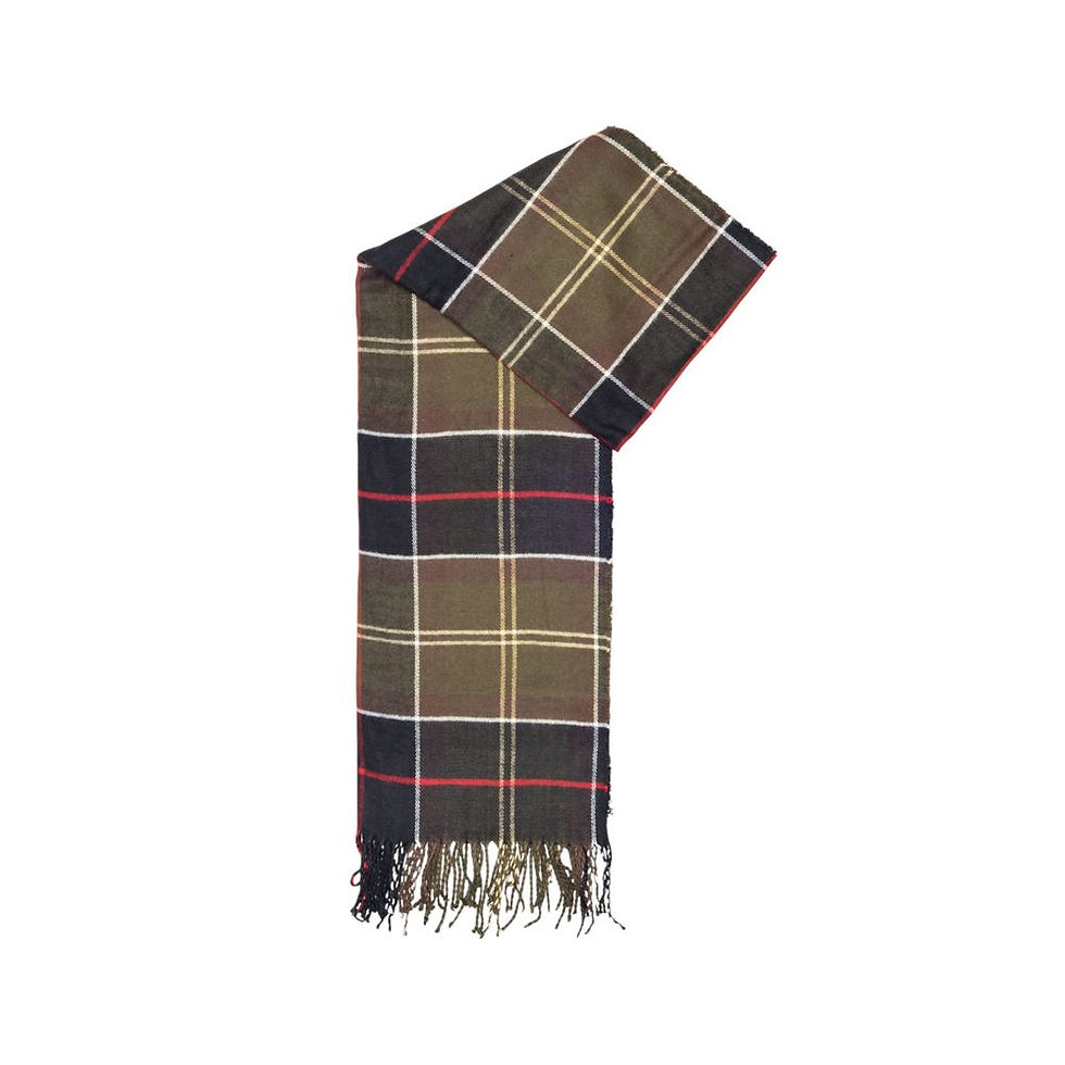 Thumbnail: Barbour Blue Viscose Beanie