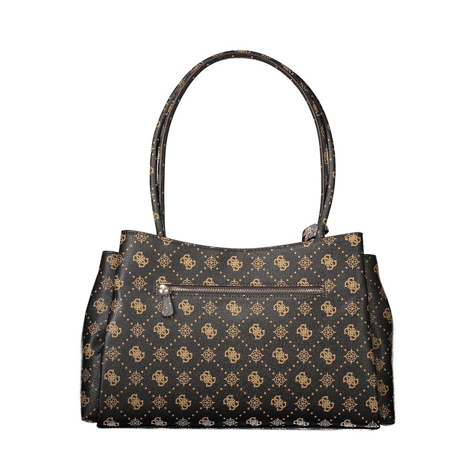 Thumbnail: Guess Jeans Marrone Polyurethane Women Handbag