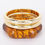 Thumbnail: Multi Resin And Ccb Bangle Bracelet