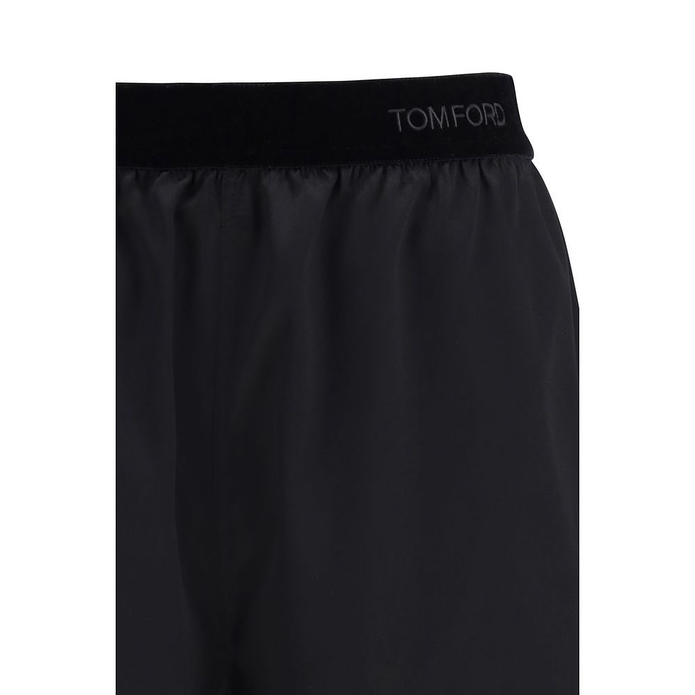 Thumbnail: Tom Ford Black Silk Bermuda Shorts