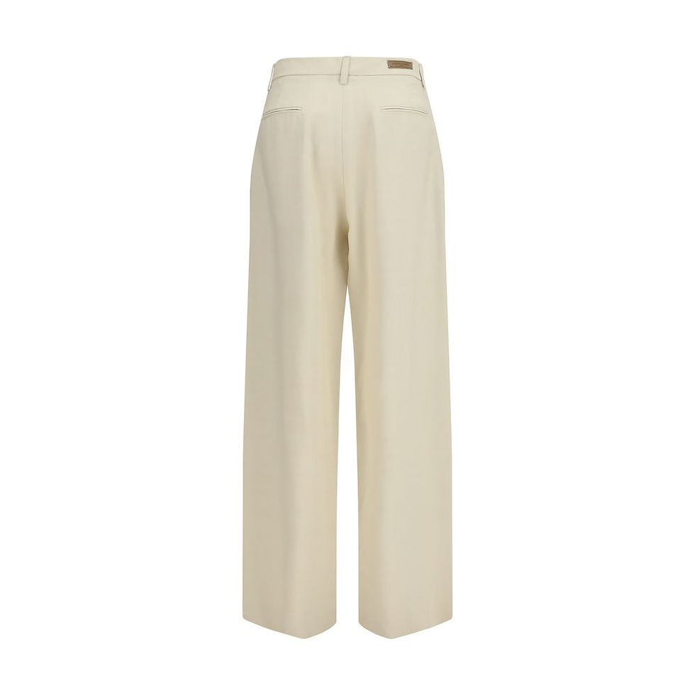 Thumbnail: Jacob Cohen Beige Viscose Casual Pants