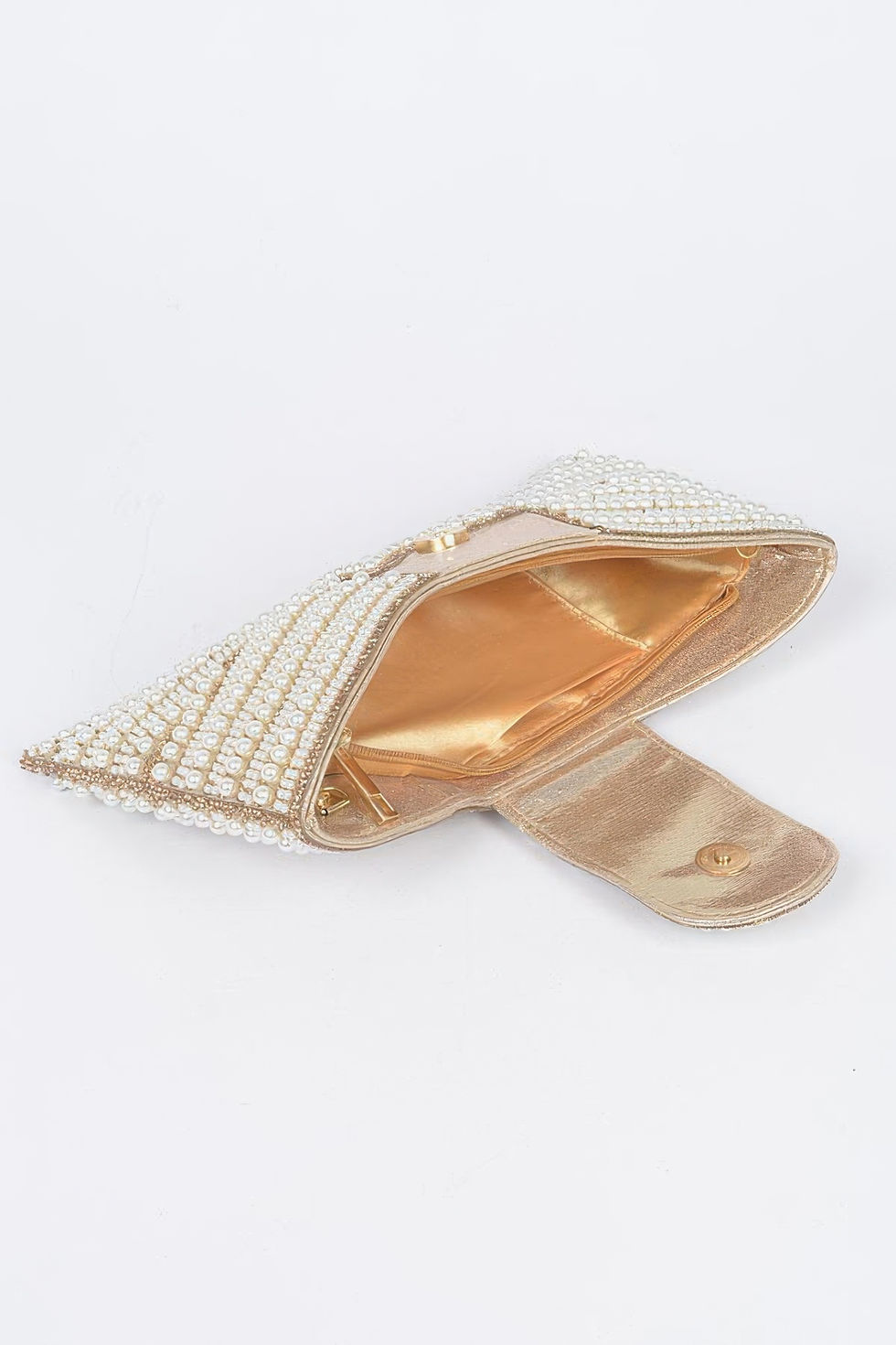 Thumbnail: Rhinestone And Pearl Party Clutch