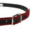 Thumbnail: Dolce & Gabbana Men Red Velvet Leather Metal Buckle Belt