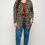 Thumbnail: Plus Size, Animal Leopard Printed Knit Cardigan