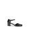 Thumbnail: The Row Black Rubber Mid Heel Pumps