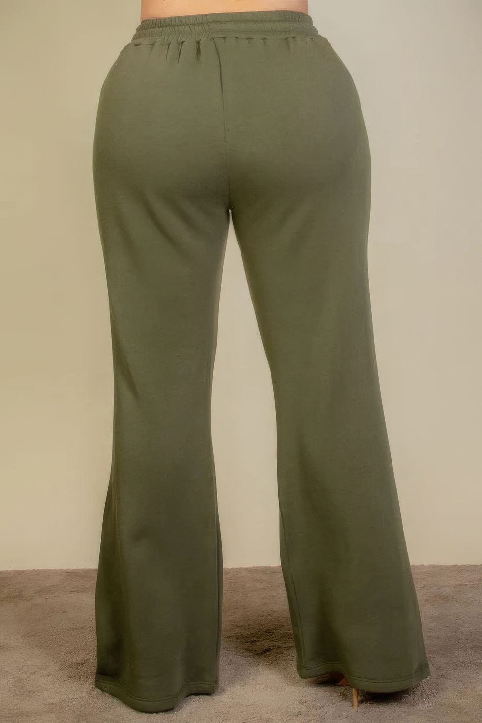 Thumbnail: Plus Size Drawstring Waist Slant Pocket Sweatpants
