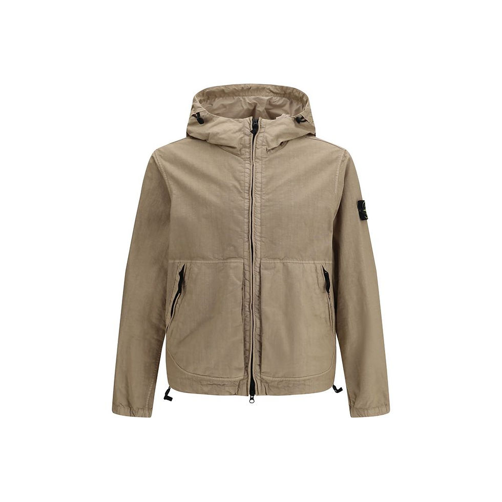 Thumbnail: Stone Island Brown Polyamide Shell Jacket