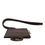 Thumbnail: Dolce & Gabbana Brown Calf Leather Lanyard Logo Card Holder Wallet