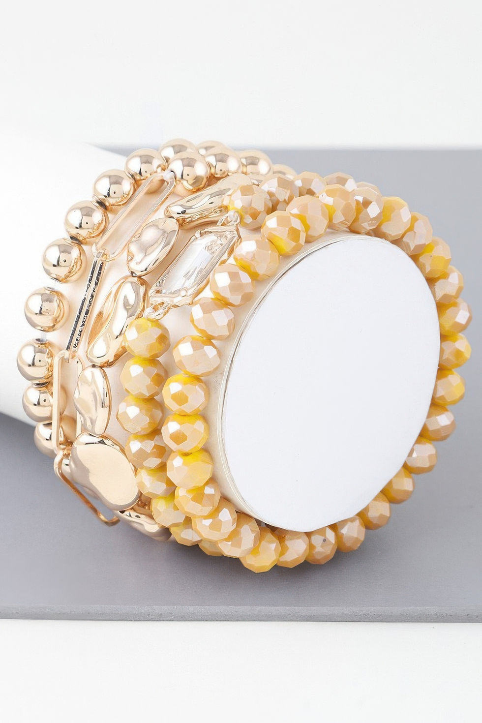 Thumbnail: Multicolor Crystal Beaded Bracelet