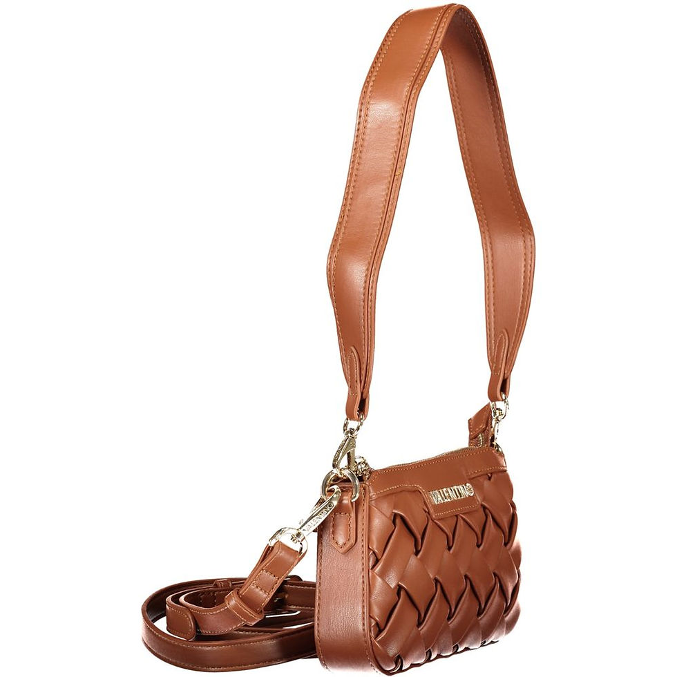 Thumbnail: Mario Valentino Brown Polyurethane Women's Bag