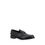 Thumbnail: Prada Black Leather Logo Loafers