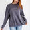 Thumbnail: Terry Knit Loose Fit Pullover