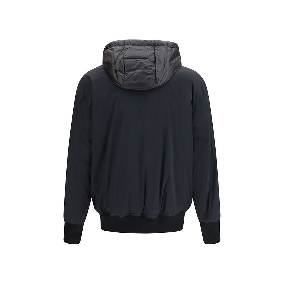 Thumbnail: Moose Knuckles Black Nylon Bomber