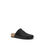 Thumbnail: Balenciaga Black Calf Leather Bos Taurus Mules