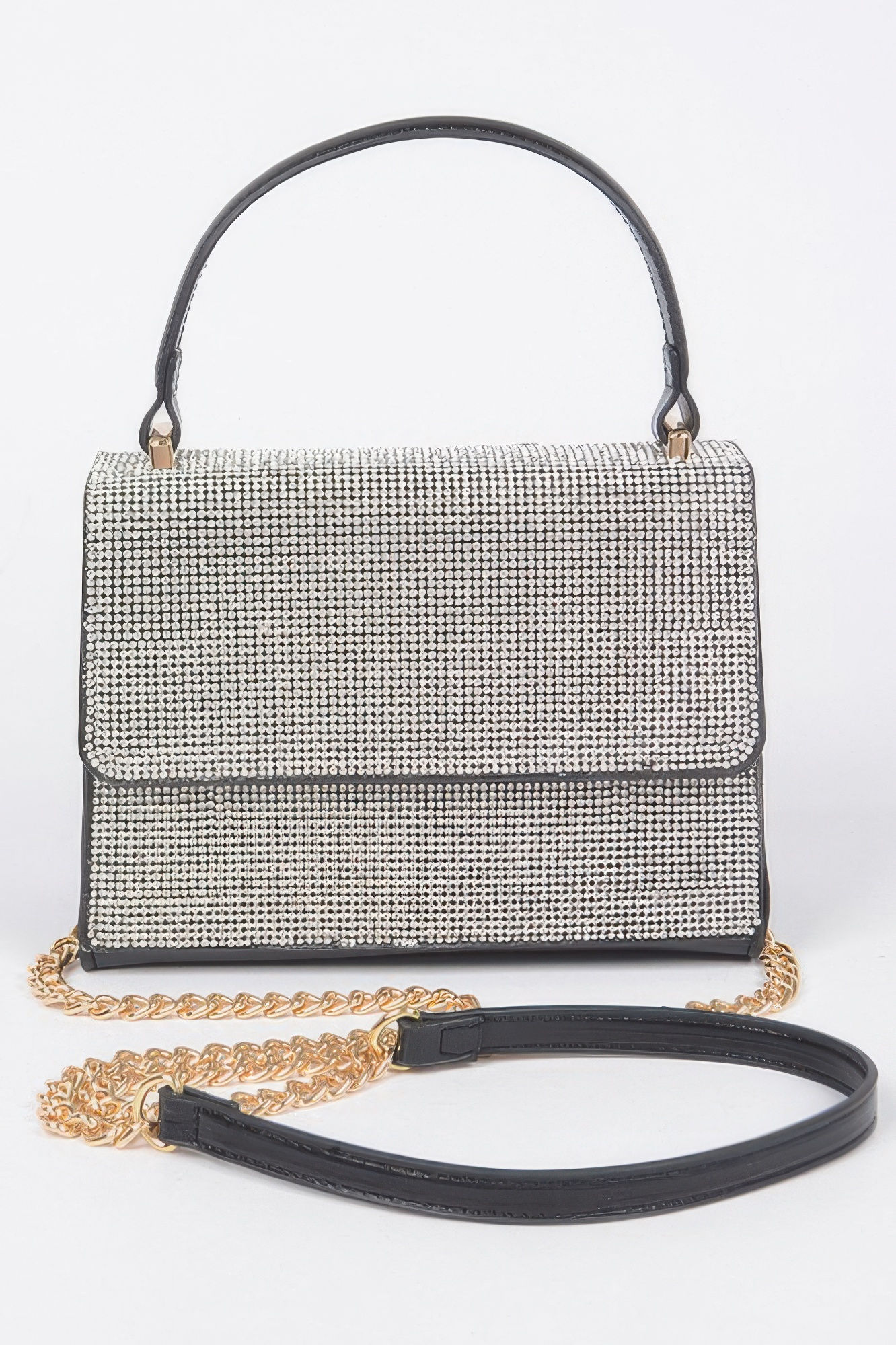Rhinestone Top Handle Bag