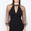 Thumbnail: Pearl Trim Mesh Bodycon Dress
